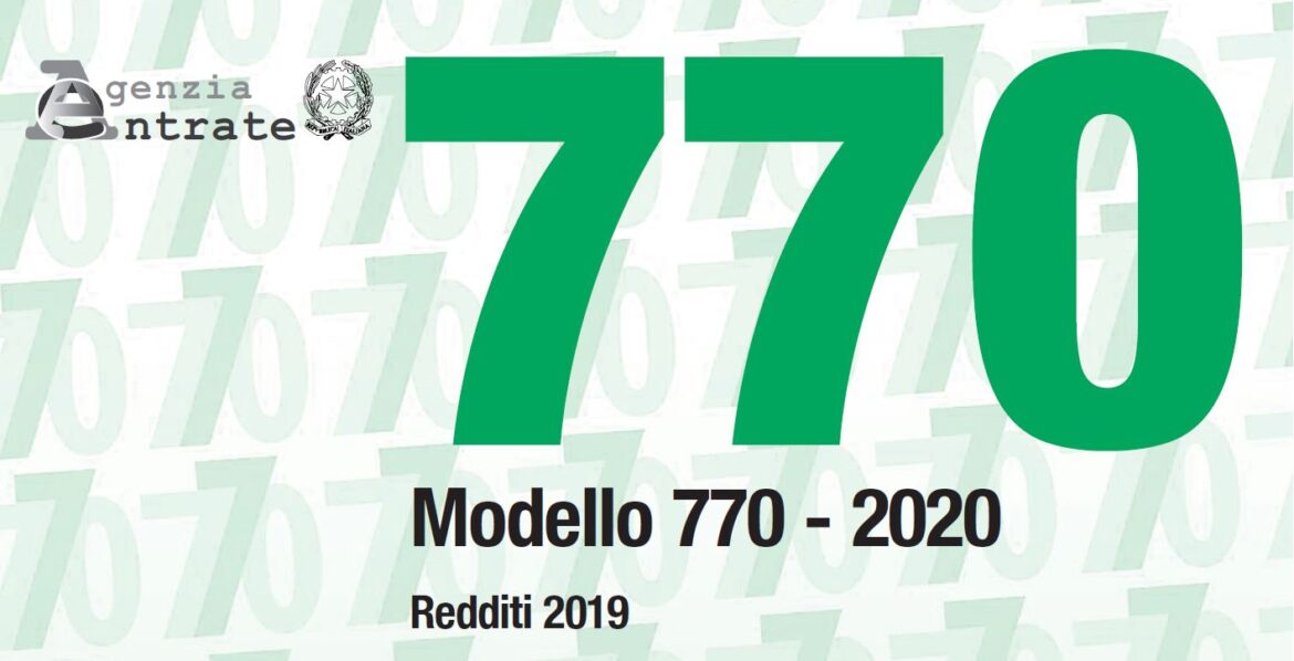 modello 770 2020