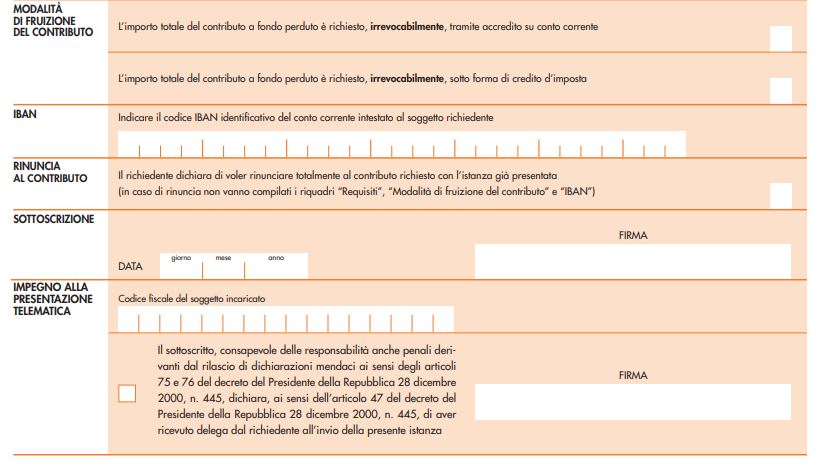 contributo a fondo perduto DL Sostegni